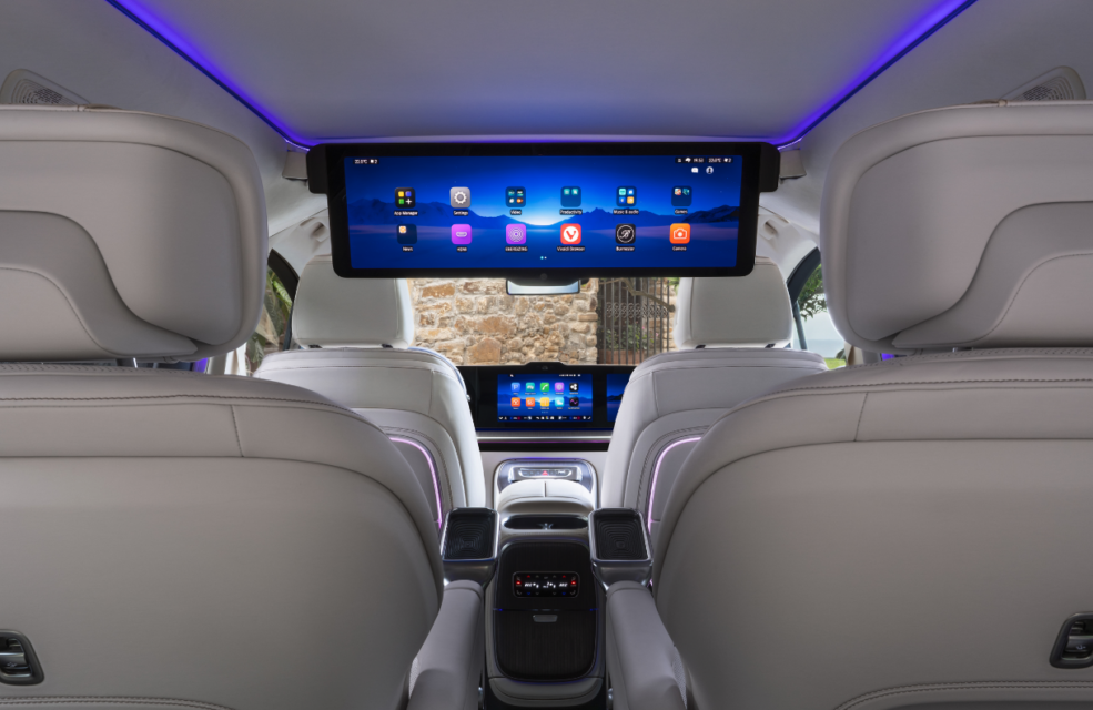 Mercedes VLE test: but what cinema!